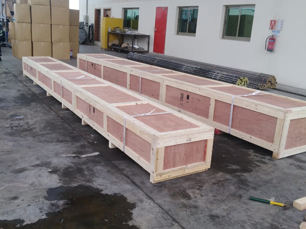 wooden boxes and crating cargo solution